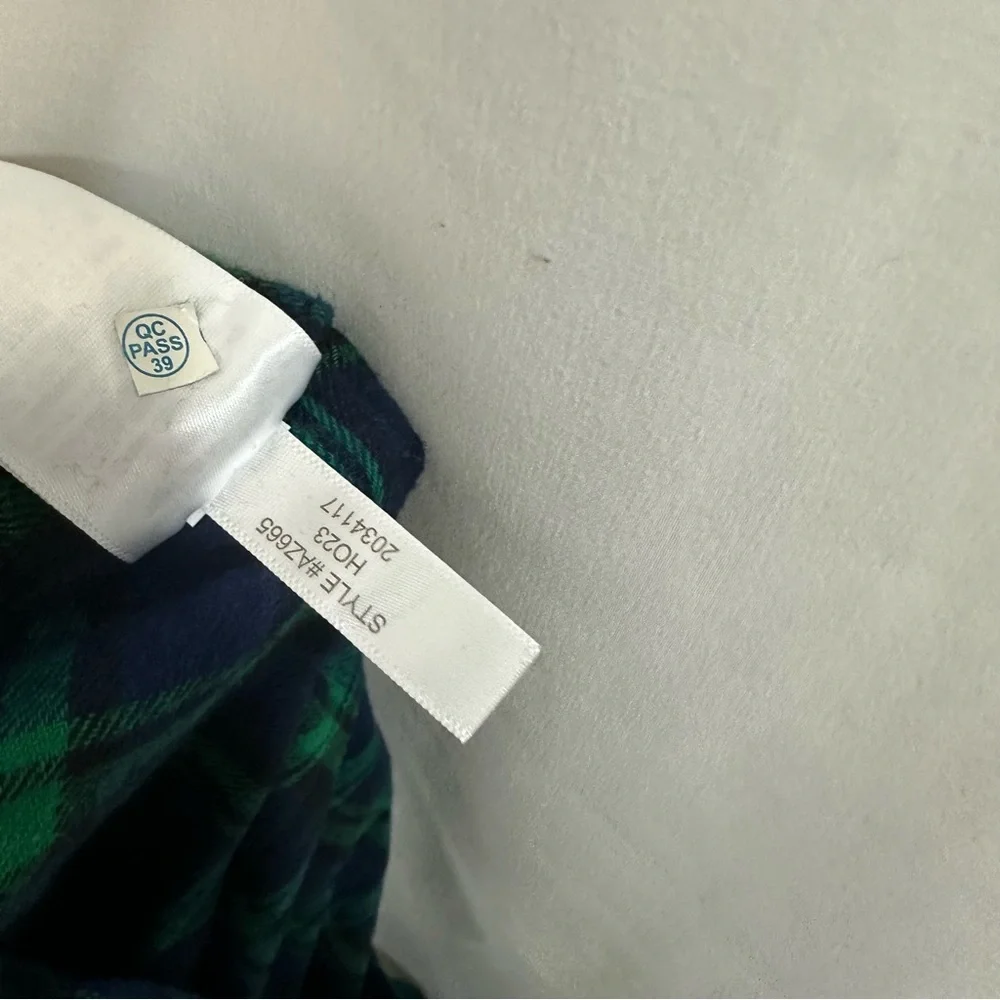 NWT J. Crew Men’s Plaid Flannel Pull On Pajama Lounge Pants in Tarten Plaid - Picture 13 of 13